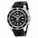 Breitling Superocean II 44 Automatic Volcano Black Dial Black Rubber Men's Watch A17392D7/BD68