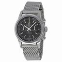 Breitling TransOcean 38 Chronograph Black Dial Stainless Steel Watch A4131012-BC06SS