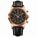 Breitling Transocean Chronograph GMT Black Dial BWatch RB045112-BC68SS
