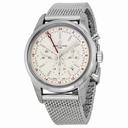 Breitling Transocean Ivory Dial Chronograph Stainless Steel Men's Watch AB045112-G772SS