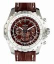 Breitling Windrider Chronomat A2536212/Q502BRLT 48.7mm Brown Cow Leather Strap Brown Dial Watch