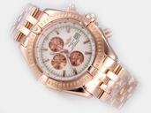 Breitling Windrider Chronomat Evolution A13356 Stainless Steel Case White Dial Round Watch