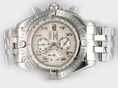 Breitling Windrider Chronomat Evolution A1335653-A573-372A 42.5mm Silver Stainless Steel Strap Watch