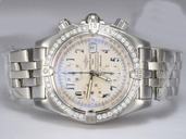 Breitling Windrider Chronomat Evolution A1335653-A573-372A White Dial Automatic Watch
