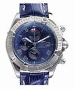 Breitling Windrider Chronomat Evolution C1335611/C710-3LT Mens Round Brown Cow Leather Strap Watch