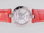 Bvlgari B.Zeroi BZ35WHDSL White Dial Stainless Steel Bezel Quartz Watch