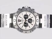Bvlgari Diagono AC38TAVD/SLN Black Rubber Strap Round Mens Watch