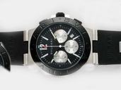 Bvlgari Diagono AC38TAVD/SLN Round Stainless Steel Case Watch