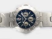 Bvlgari Diagono CH35BSLDAuto Round Automatic Black Dial Watch