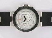 Bvlgari Diagono CH35WSLDAuto 35mm White Dial Black Rubber Strap Watch