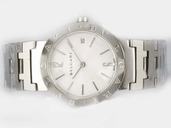 Bvlgari Diagono LCV35WSSD Womens Stainless Steel Case Stainless Steel Bezel Watch