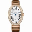 Cartier Baignoire Silver Dial 18kt Rose Gold Unisex Watch WB520003