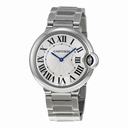 Cartier Ballon Bleu de Cartier Silver Guilloche Stainless Steel Unisex Dial W69011Z4 