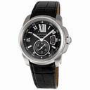 Cartier Calibre de Cartier Steel Automatic Men's Watch W7100041