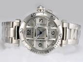 Cartier Pasha de Cartier WJ11934G Stainless Steel Case Mens Round Watch