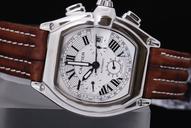 Cartier Roadster W62019X6 Mens Stainless Steel Case Oval Watch