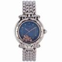 Chopard Happy Beach Diamond Fish Steel Blue Ladies Watch 27/8925