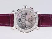 Chopard Happy Sport Chronograph 288499-3021 Stainless Steel Case Womens 42x12.5mm Watch