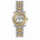 Chopard Happy Sport Diamond 18kt Yellow Gold And Steel Ladies Watch 27/8256-23