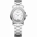 Chopard Happy Sport Diamond Mother of Pearl Dial Stainless Steel Ladies Watch 278546-3004
