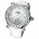 Chopard Happy Sport Diamond Snowflake 18kt White Gold Steel White Ladies Watch 288946