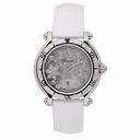 Chopard Happy Sport Diamond Snowflake Steel White Rubber Watch 27/8949