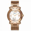Chopard Happy Sport Diamonds 18kt Rose Gold Ladies Watch 274189-5011