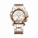 Chopard Happy Sport Mother of Pearl Two-Tone 18k Gold Unisex Watch 288499-6002