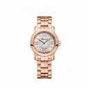 Chopard Happy Sport Silver Tone Dial 18 Carat Rose Gold Ladies Watch 274893-5003