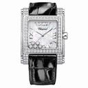 Chopard Happy Sport Square II Mother of Pearl Diamond Ladies Watch 283571-1001