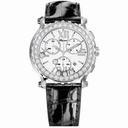 Chopard Happy Sport White Dial Chronograph Diamond Ladies Watch 288506-2001