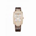 Chopard La Strada Quartz Mother of Pearl Diamond Dial 18K Rose Gold Ladies Watch 419403-5004