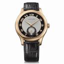 Chopard L.U.C. Classic Mark III Black and Silver Guilloche Dial Automatic Rose Gold Men's Watch 161905-5001
