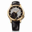Chopard L.U.C Classic Twist Silver and Black Dial Black Leather Men's Watch 161888-5002