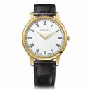 Chopard L.U.C Classic XP White Dial Yellow Gold Black Leather Men's Watch 161902-0001