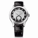 Chopard L.U.C. Quattro Mark II Automatic Black and Silver Guilloche 18 kt White Gold Men's Watch 161905-1001