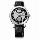 Chopard L.U.C Quattro Mark II Silver and Black Dial Black Leather Men's Watch 161903-1001