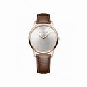 Chopard L.U.C. XPS Silver Dial 18kt Rose Gold Brown Leather Ladies Watch 161920-5002