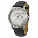 Citizen Men's Straps Eco-Drive Silver Dial Watch AW1236-03A