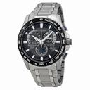 Citizen Perpetual Chrono A-T Eco-Drive Black Dial Titanium Men's Chronograph Watch AT4010-50E