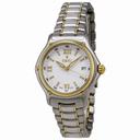 Ebel 1911 White Dial Two Tone Ladies Watch 1087221-0465P