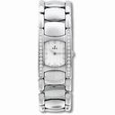 Ebel Beluga Manchette White Dial Stainless Steel Ladies Quartz Watch 9057A28-681050