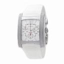 Ebel Brasilia White Dial Chronograph Rubber Strap Automatic Men's Watch 1215785