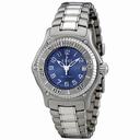 Ebel Discovery Blue Dial Stainless Steel Ladies Watch 9087321/4665P