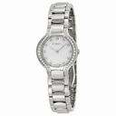 Ebel New Beluga Mini Silver Dial Stainless Steel Bracelet Ladies Watch 1215868