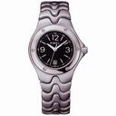 Ebel Sportwave Black Dial Stainless Steel Ladies Watch 9957K21-5611