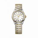 Ebel Wave Silver Dial Two Tone Ladies Watch 1216195
