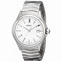 Ebel Wave White Dial Men's Stainless Steel Watch 1216201