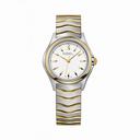 Ebel Wave White Dial Two-Tone Stainless Steel Ladies Quartz Watch 1216196