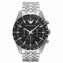 Emperio Armani Sportivo Black Dial Stainless Steel Quartz Men's Watch AR5988